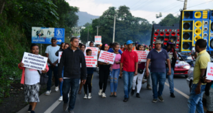 Residentes de Cotuí, provincia Sánchez Ramírez, marchan en contra de la minera Barrick GoldJosé Maldonado